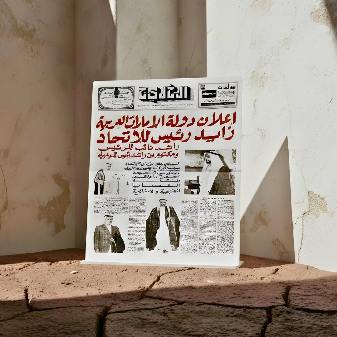 لوحة صحيفة إعلان الاتحاد