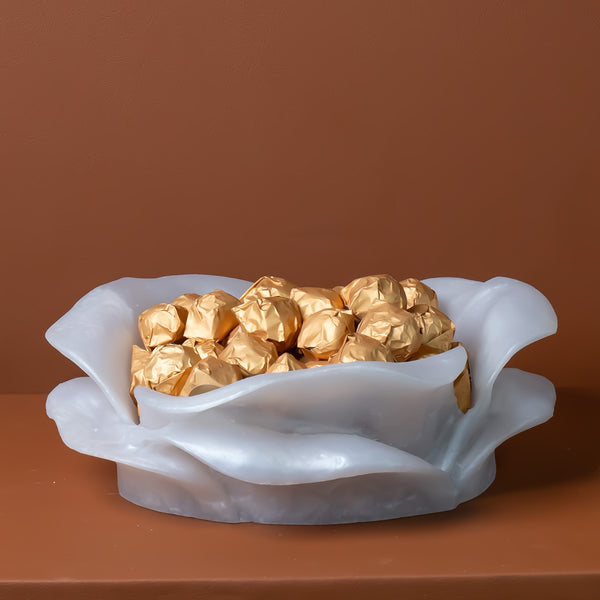 صينية ريزين دائرية مجوفة