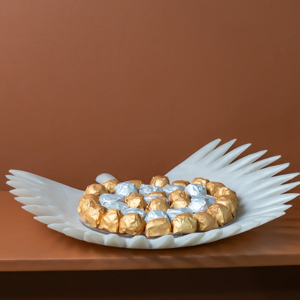 صينية ريزين ورقة شجر
